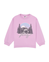 The Roxy Girls Girls Morning Hike Hoodie in Pink Lavender
