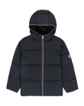 The Roxy Girls Girls Groovy Baby Puffer Jacket in Anthracite
