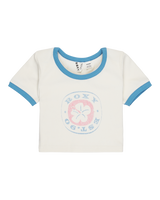 The Roxy Girls Girls Hey Yeah Yeah T-Shirt in Snow White