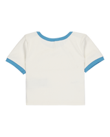 The Roxy Girls Girls Hey Yeah Yeah T-Shirt in Snow White