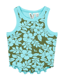 Girls Sunlight Boost Vest in Oil Green