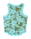 Girls Sunlight Boost Vest in Oil Green