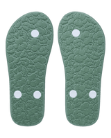 Girls Pebbles VII Flip Flops in Gold & Turquoise