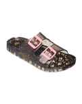 The Roxy Girls Girls Kattie Glitter Sandals in Black & Multi
