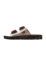 The Roxy Girls Girls Kattie Glitter Sandals in Black & Multi
