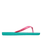 Girls Tahiti VII Flip Flops in Light Green & Magenta