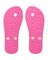 Girls Tahiti VII Flip Flops in Orange Twist