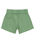 The Roxy Girls Girls Scenic Route Twill Shorts in Basil