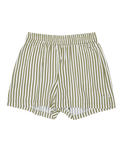 Girls Lekeitio Bay Printed Walkshorts in Oil Green