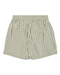 Girls Lekeitio Bay Printed Walkshorts in Oil Green