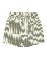 Girls Lekeitio Bay Printed Walkshorts in Oil Green