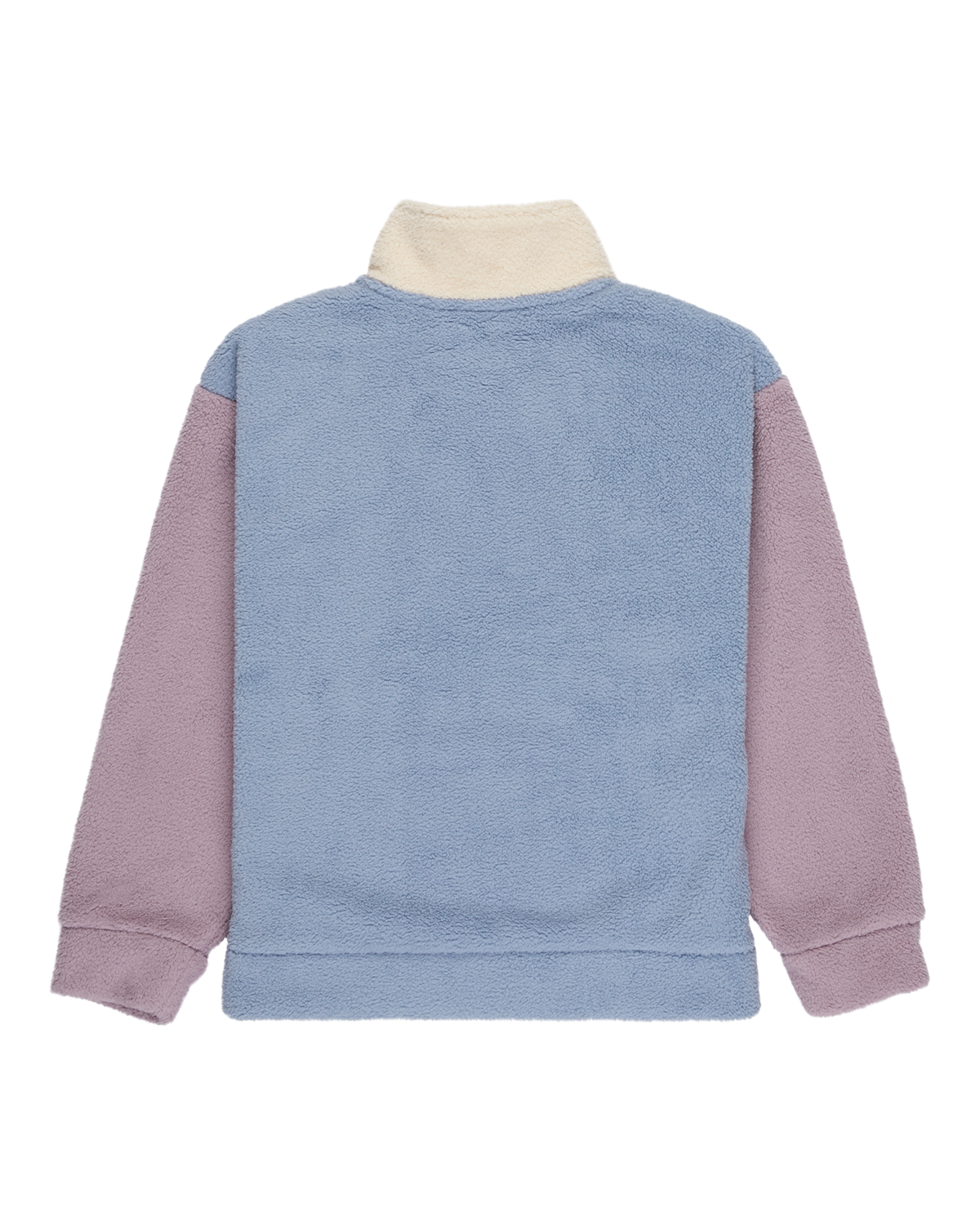 The Roxy Girls Girls Lazy Weekend 1/4 Zip Fleece Jacket in Blue Blizzard