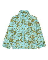 Girls Like Electricity Fleece Jacket in Oil Green
