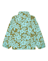 Girls Like Electricity Fleece Jacket in Oil Green