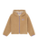The Roxy Girls Girls Live In Winter Zip Fleece Jacket in Pebble