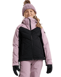 The Roxy Girls Girls Snowsylva Technical Jacket in True Black