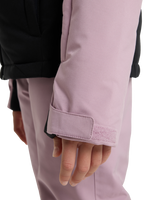 The Roxy Girls Girls Snowsylva Technical Jacket in True Black