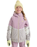 The Roxy Girls Girls Hekla Ice Technical Jacket in Discreet Mauve