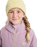 The Roxy Girls Girls Hekla Ice Technical Jacket in Discreet Mauve