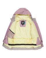 The Roxy Girls Girls Hekla Ice Technical Jacket in Discreet Mauve