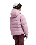 The Roxy Girls Girls Snowyhill Technical Puffer Jacket in Discreet Mauve