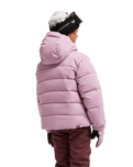 The Roxy Girls Girls Snowyhill Technical Puffer Jacket in Discreet Mauve