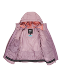 The Roxy Girls Girls Snowyhill Technical Puffer Jacket in Discreet Mauve