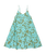The Roxy Girls Girls Sunlit Dreams Tent Dress in Oil Green The Mo Mini Rg