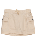 The Roxy Girls Girls Glassy Horizon Skirt in Parchment