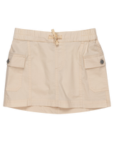 The Roxy Girls Girls Glassy Horizon Skirt in Parchment