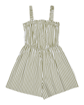 Girls Playa Baby Printed Playsuit in Oil Green