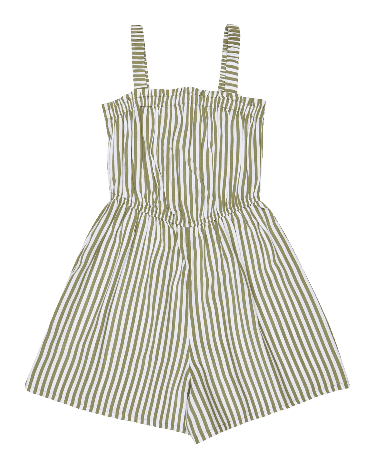 Girls Playa Baby Printed Playsuit in Oil Green