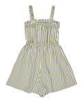 Girls Playa Baby Printed Playsuit in Oil Green