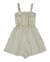 Girls Playa Baby Printed Playsuit in Oil Green