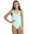 Girls Aruba One Piece Swimsuit in Aqua Splash