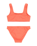 The Roxy Girls Girls Lagos Bralette Bikini Set in Emberglow