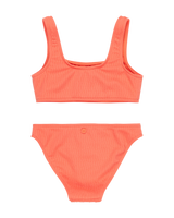 The Roxy Girls Girls Lagos Bralette Bikini Set in Emberglow