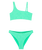 Girls Hippie Hour Assymetric Bikini Set in Katydid Hippe Hour