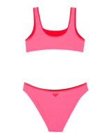 Girls Aruba Bralette Bikini Set in Sangria Sunset