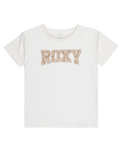 The Roxy Girls Girls Lily Night T-Shirt in Egret