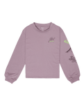 The Roxy Girls Girls Orchid Go Long Sleeve T-Shirt in Nirvana