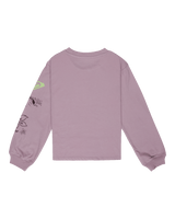The Roxy Girls Girls Orchid Go Long Sleeve T-Shirt in Nirvana