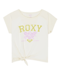 Girls Pura Playa T-Shirt in Coconut Milk