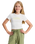 The Roxy Girls Girls Baby One More Time T-Shirt in Coconut Milk