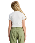 The Roxy Girls Girls Baby One More Time T-Shirt in Coconut Milk