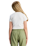 The Roxy Girls Girls Baby One More Time T-Shirt in Coconut Milk