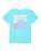 Girls Lily Night Vintage T-Shirt in Aqua Splash