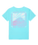 Girls Lily Night Vintage T-Shirt in Aqua Splash