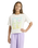 The Roxy Girls Girls Daisyloose Beach T-Shirt in Coconut Milk