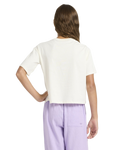 The Roxy Girls Girls Daisyloose Beach T-Shirt in Coconut Milk